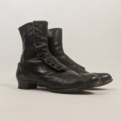 1900s Side Button Boots | Approx Sz 7.5-8