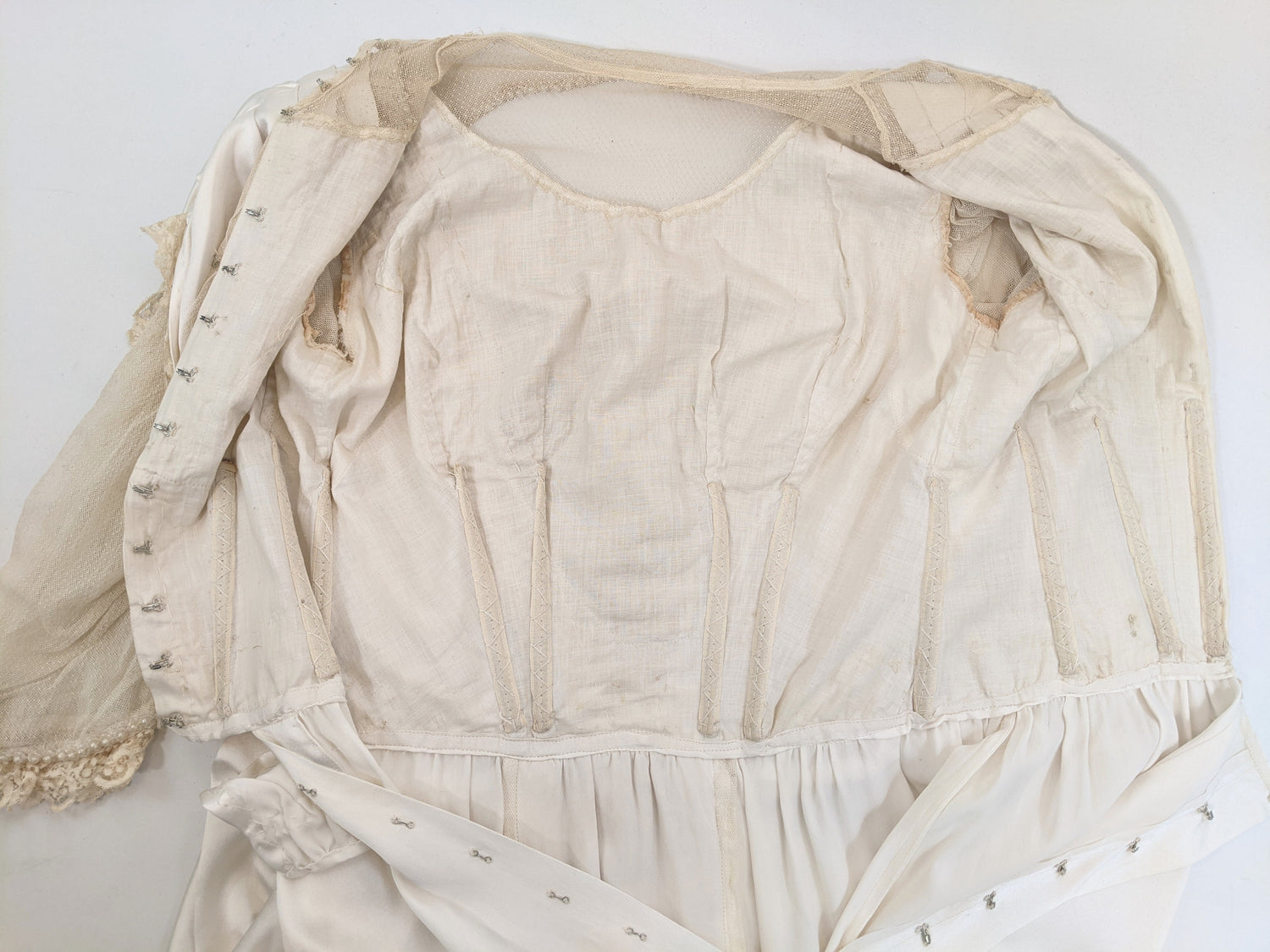 1910s Silk Lace Gown | Wedding Dress