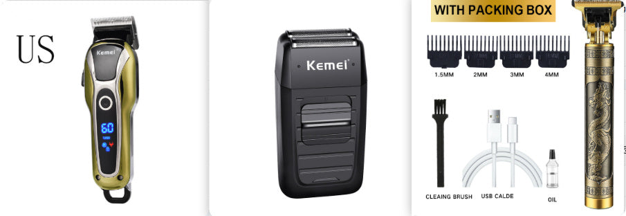 Professional Hair Clipper Rechargeable Trimmer