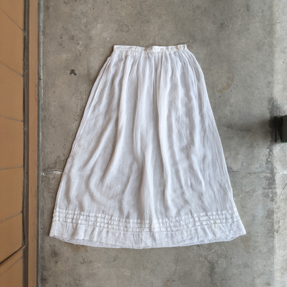 1910s Cotton Lawn Petticoat or Skirt