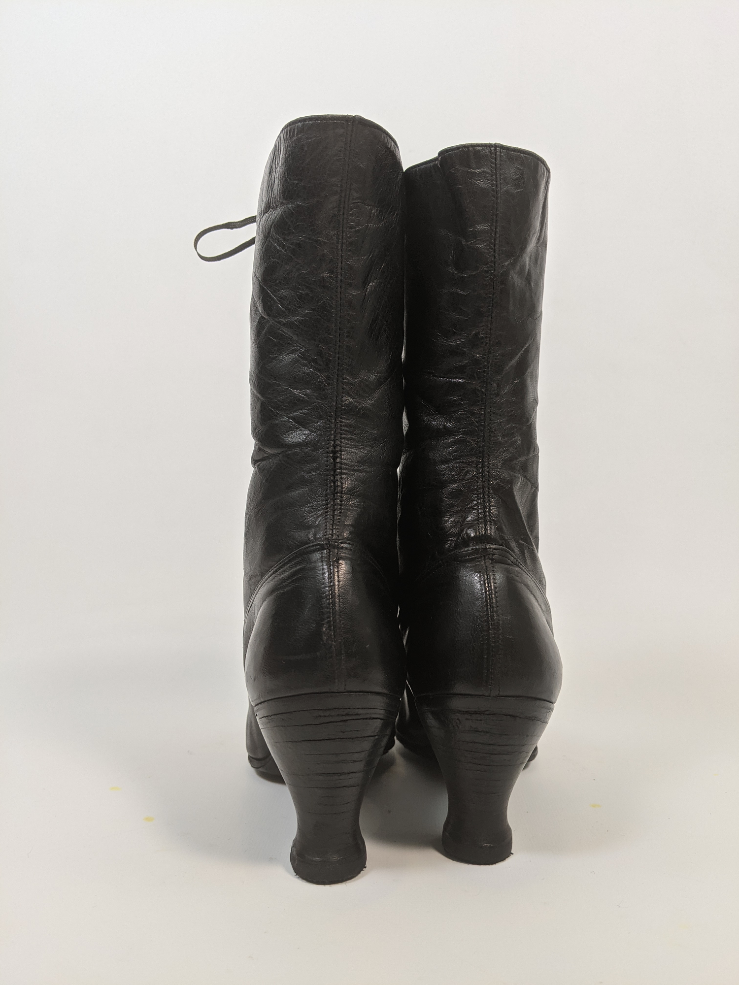 1910s-20s Black Boots | Approx Sz 7