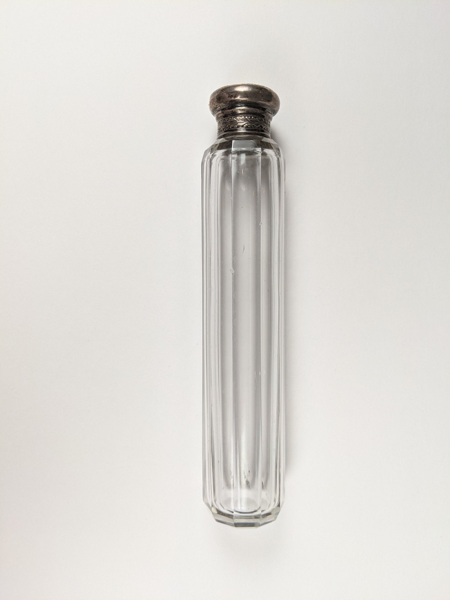 19th C Scottish Crystal Bottle "Dread God"