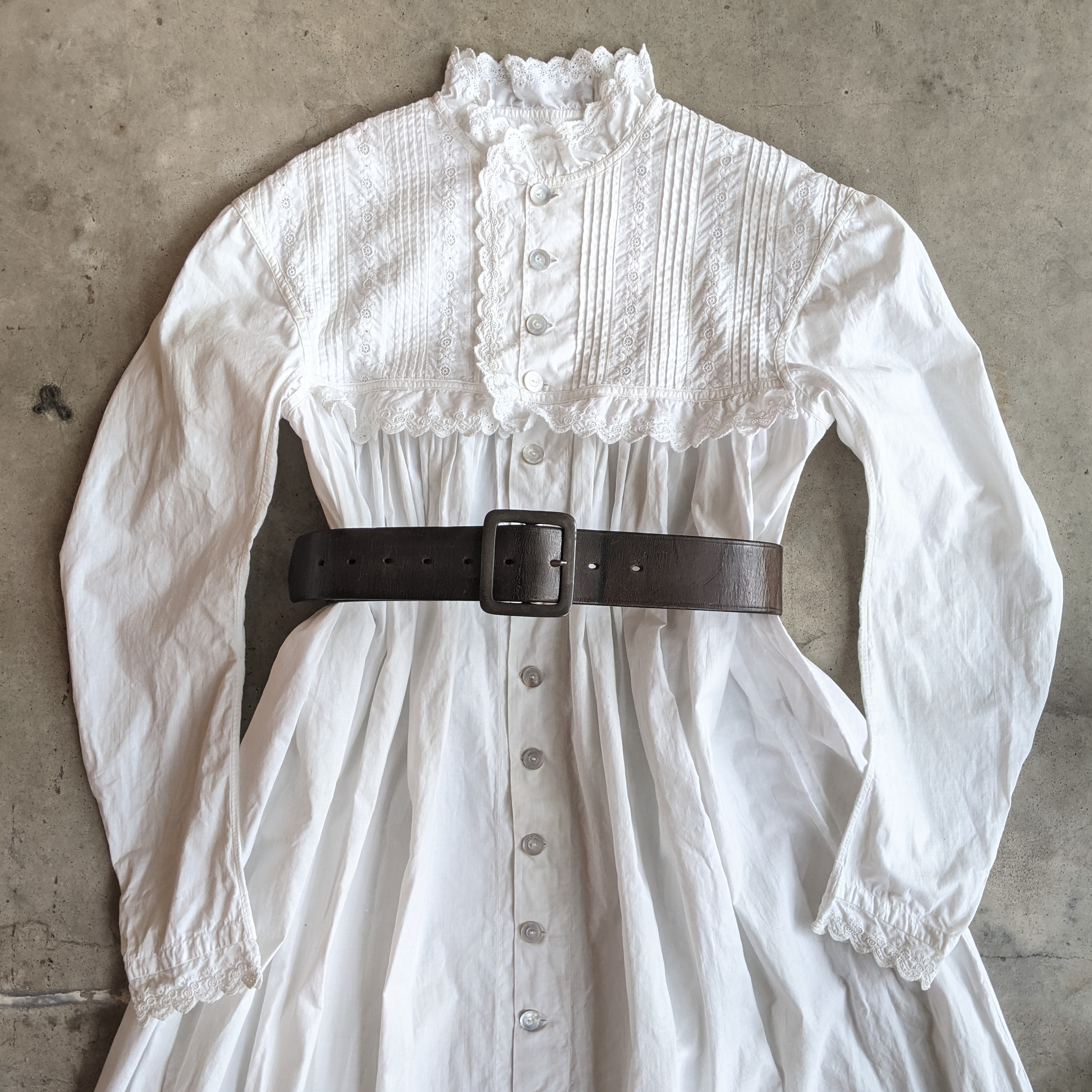 1880s Cotton Night Dress