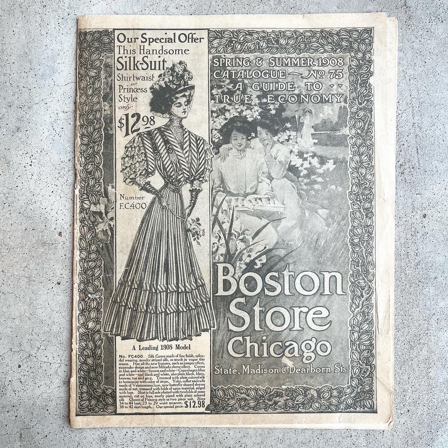 1908 Spring &amp; Summer Catalog | Boston Store Chicago