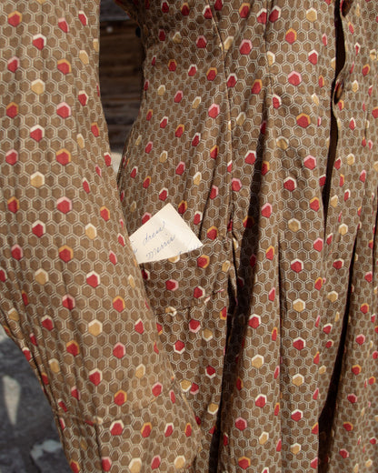 1880s Cotton Workwear Dress