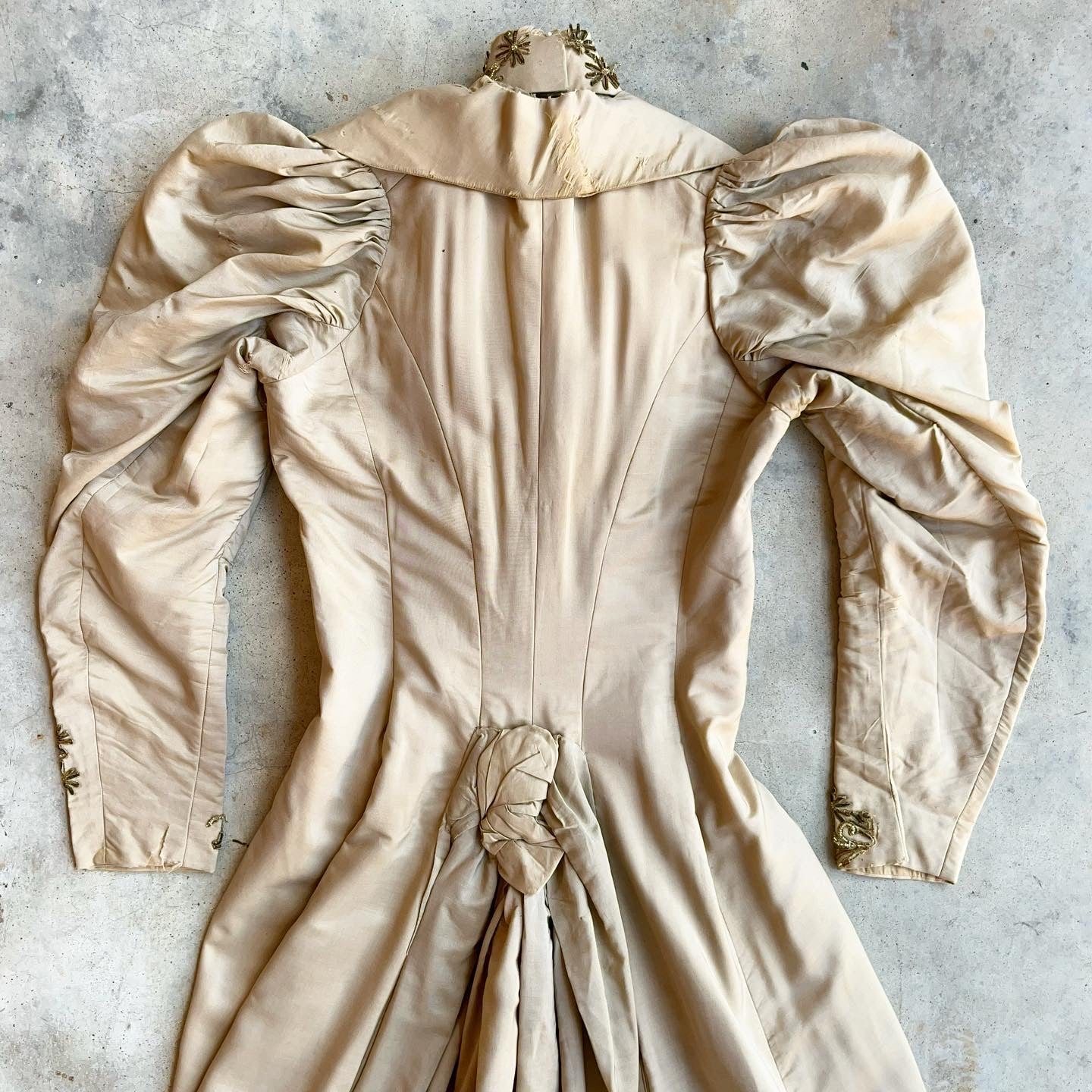 c. 1890s Silk Tea Gown