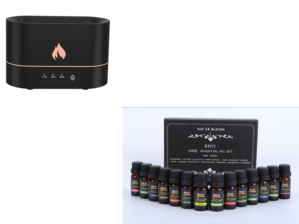 Siming Flame Aromatherapy Machine Light Humidifier