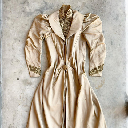 c. 1890s Silk Tea Gown