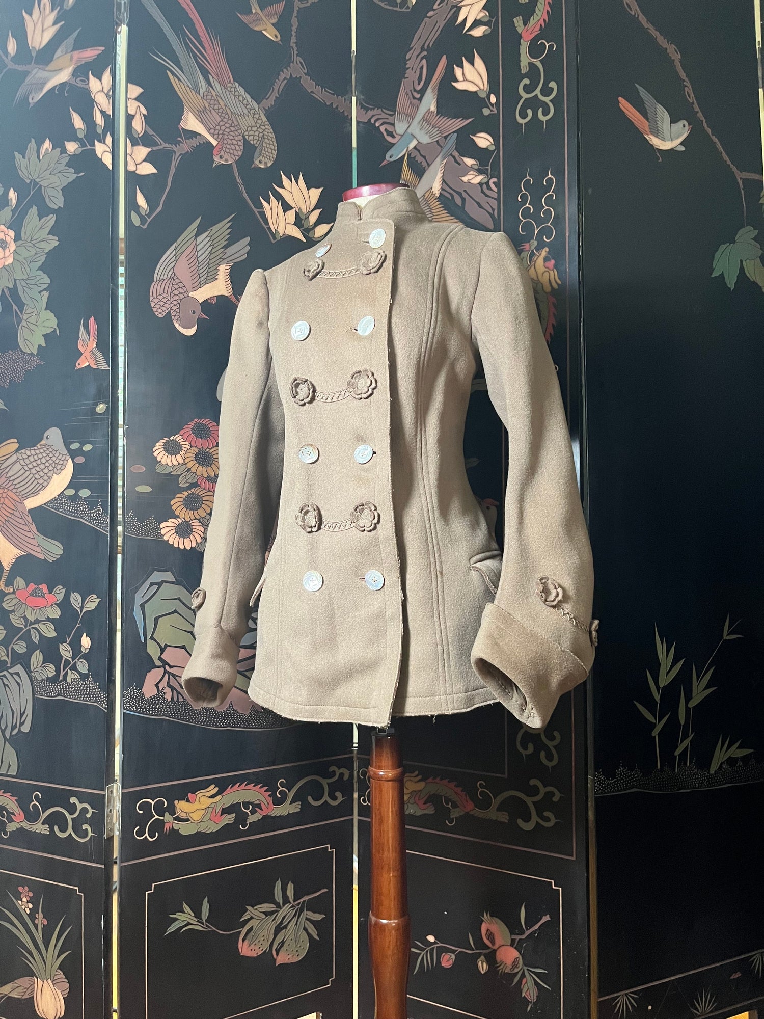 c. 1900s Wool Coat | Petite Size