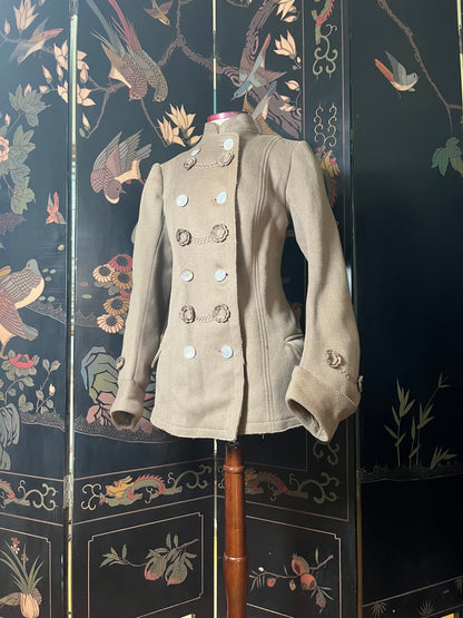 c. 1900s Wool Coat | Petite Size