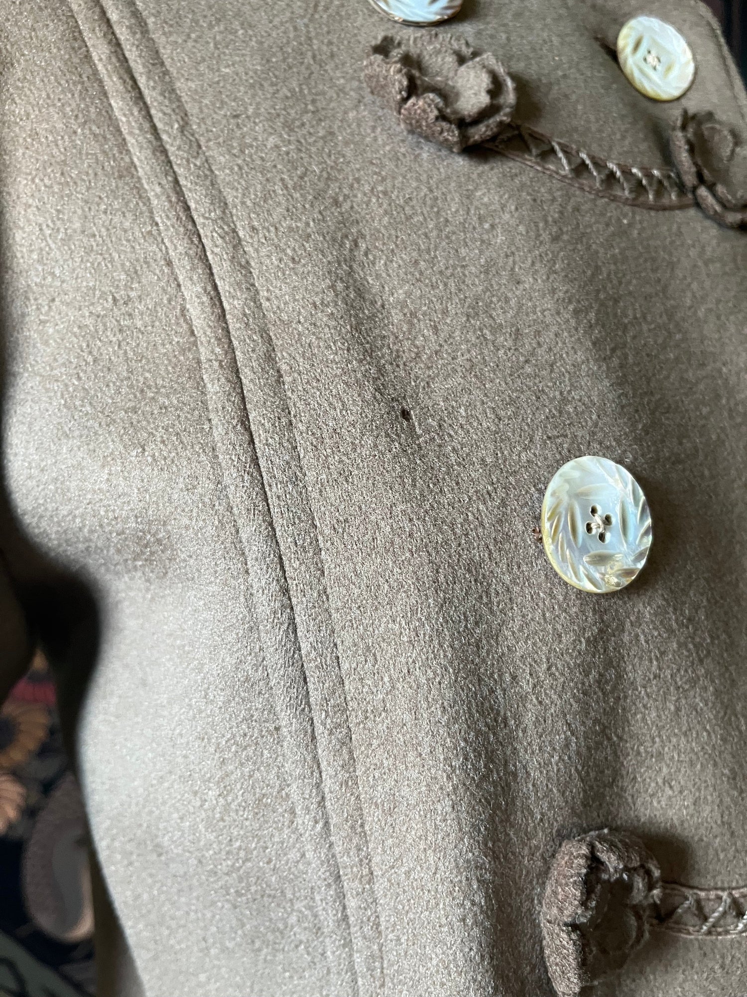 c. 1900s Wool Coat | Petite Size