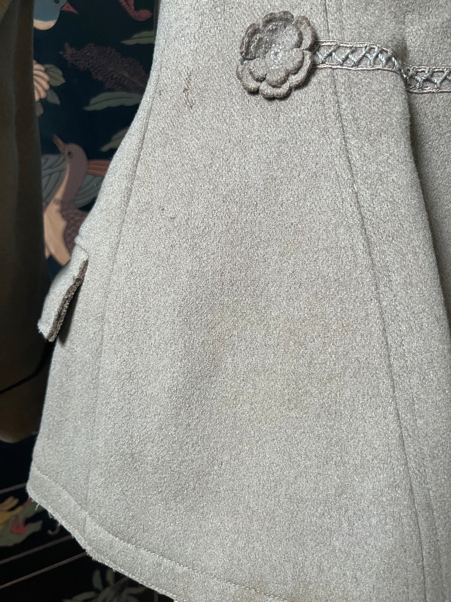 c. 1900s Wool Coat | Petite Size