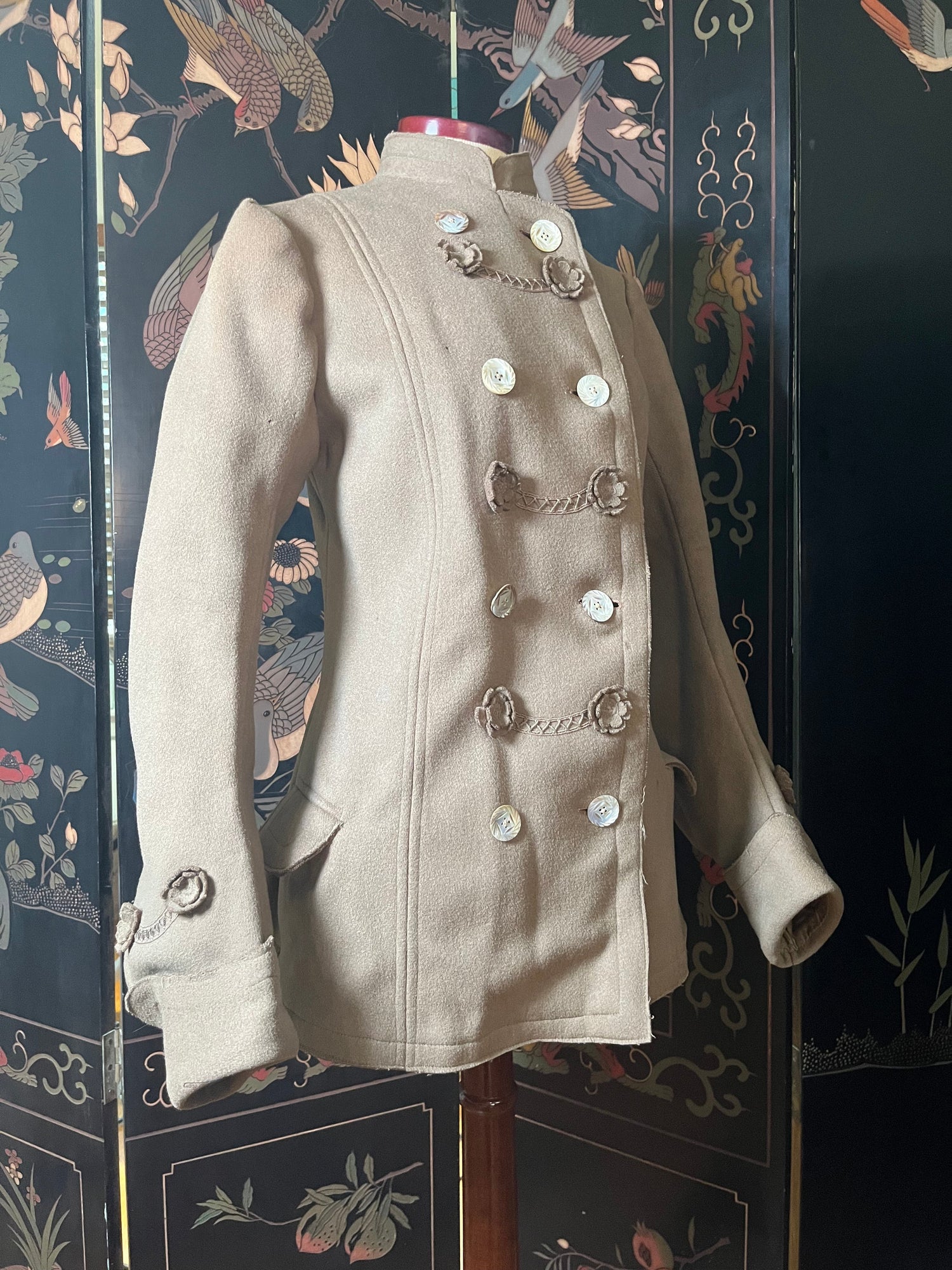 c. 1900s Wool Coat | Petite Size