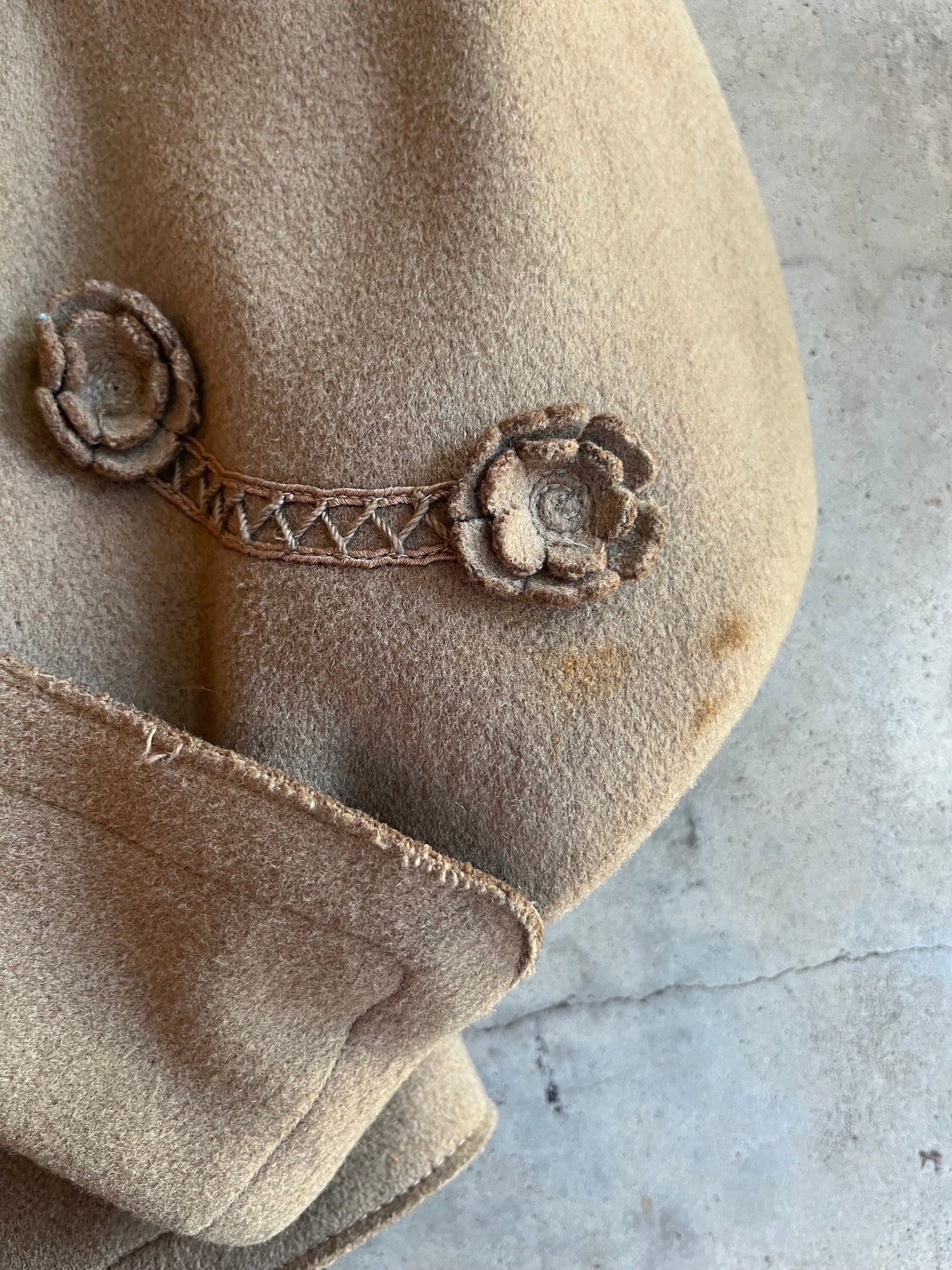 c. 1900s Wool Coat | Petite Size