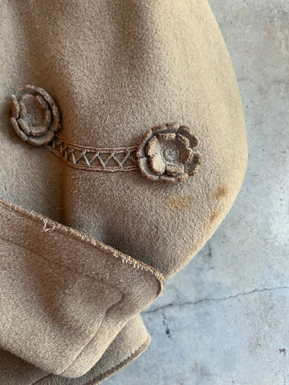 c. 1900s Wool Coat | Petite Size