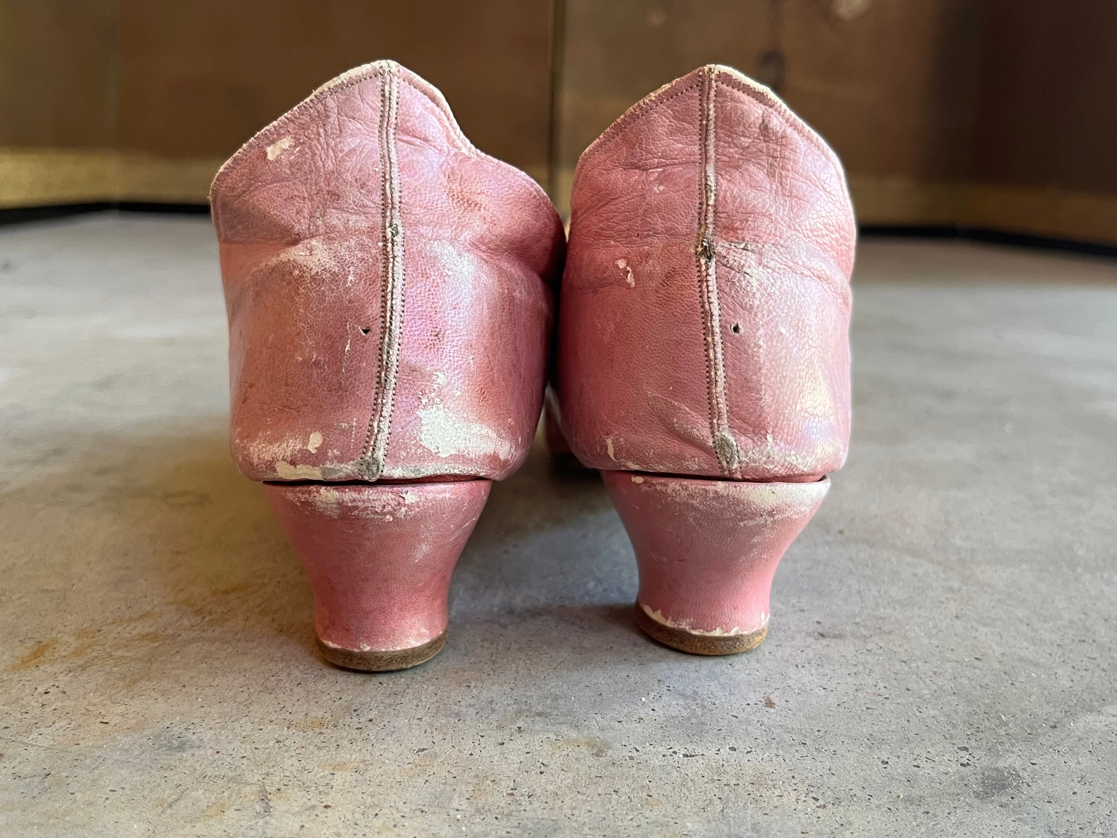 c. 1870s Pink Shoes | Study or Display
