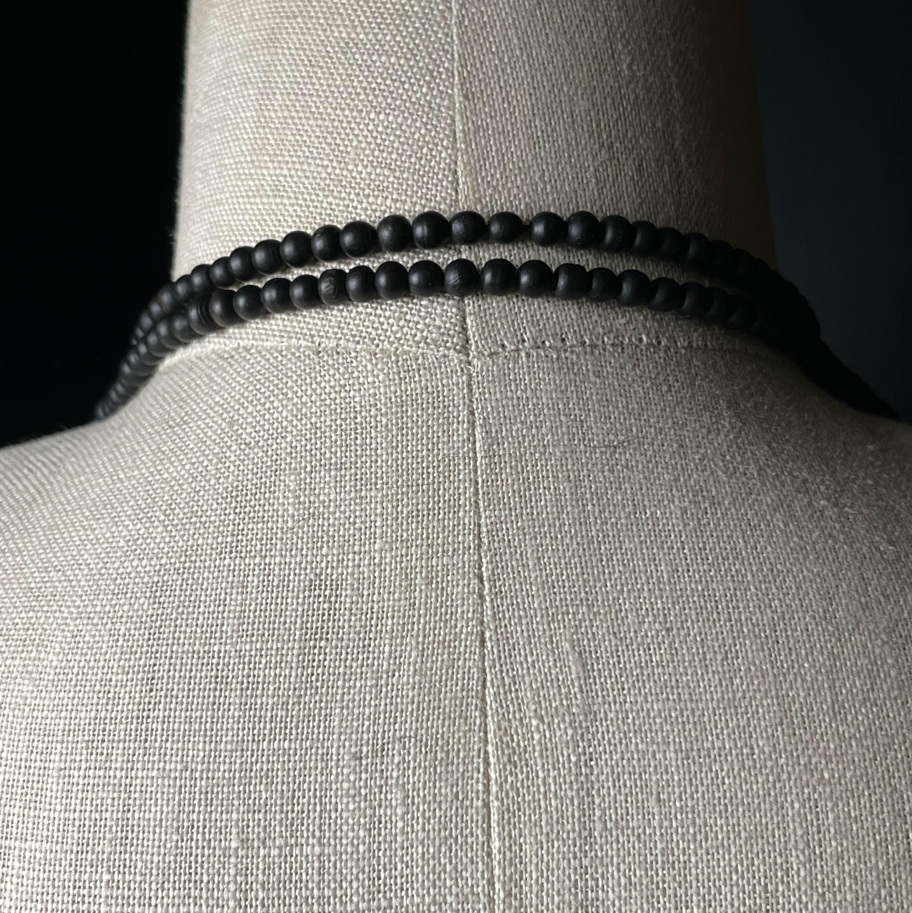 Antique Whitby Jet Necklace | Victorian Jewelry