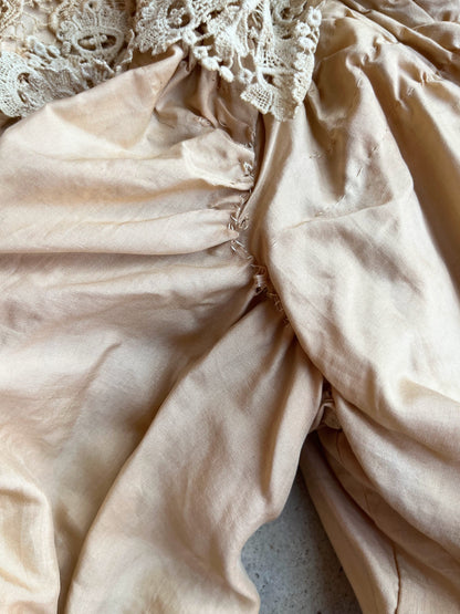 c. 1904 Peach Silk Blouse | Study + Display