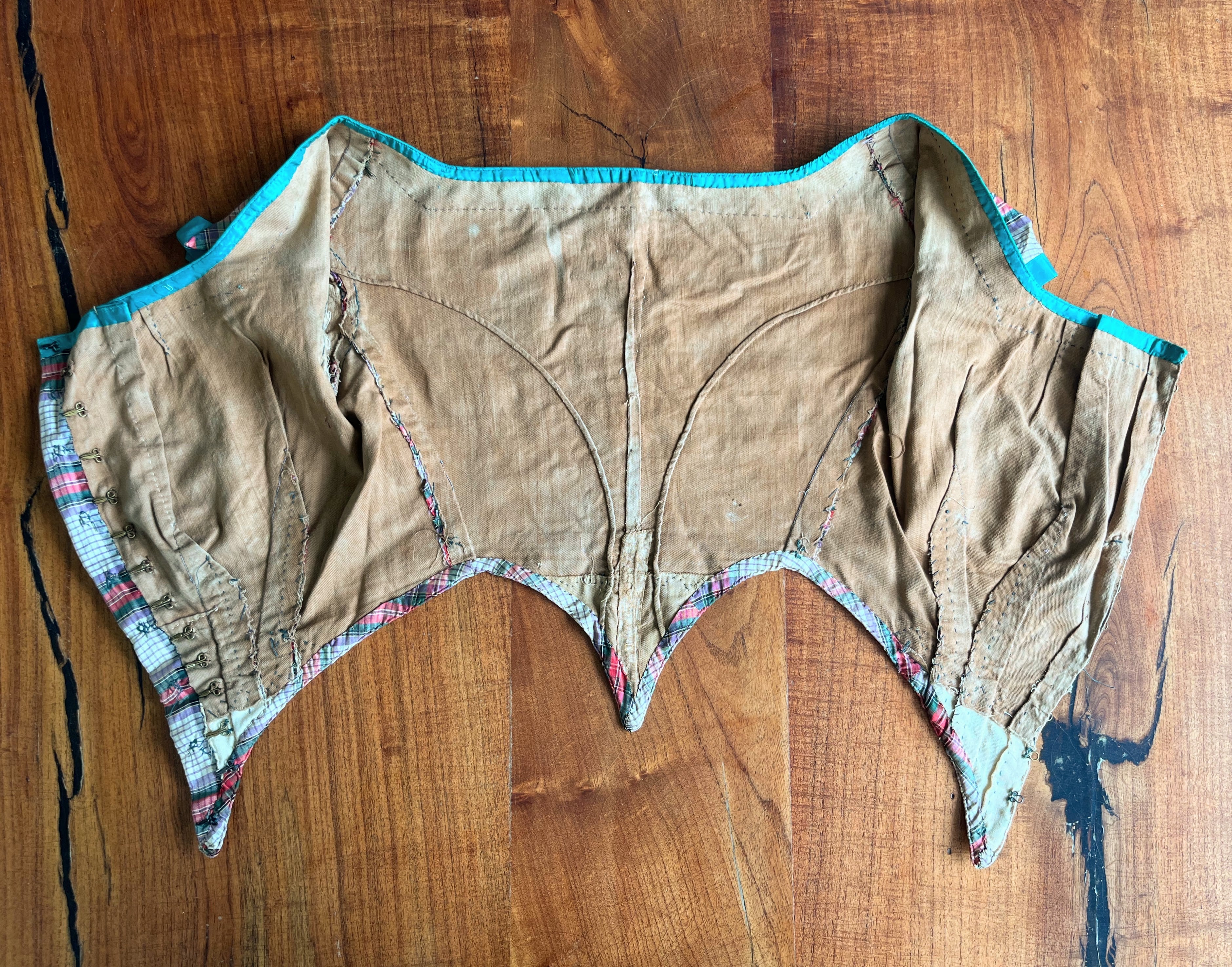 c. 1860s Silk Bodice