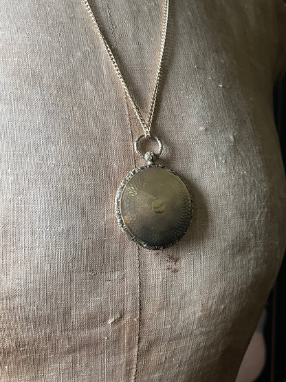 c. 1840s 9k Gold Locket with Daguerreotype