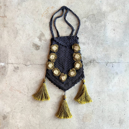 c. 1910s-1920s Crochet Purse