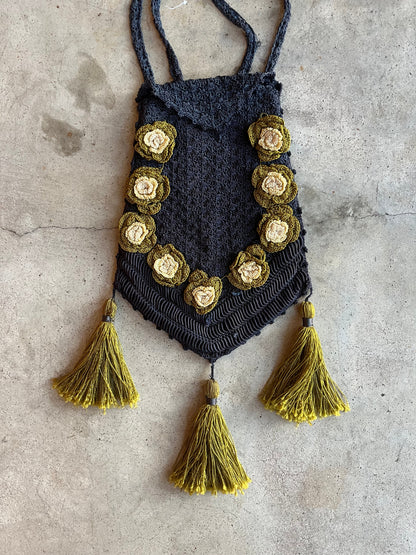 c. 1910s-1920s Crochet Purse