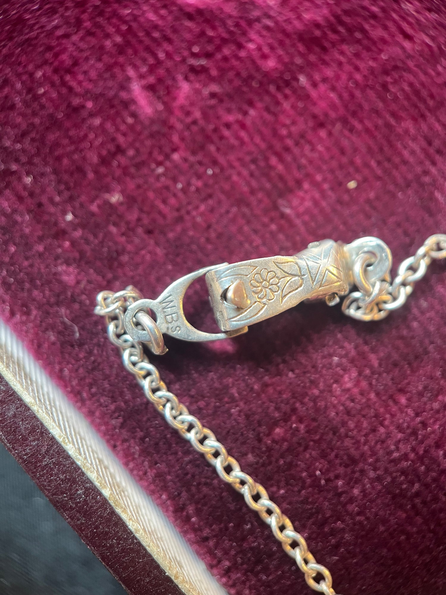 c. 1930s Sterling Silver Spider Necklace