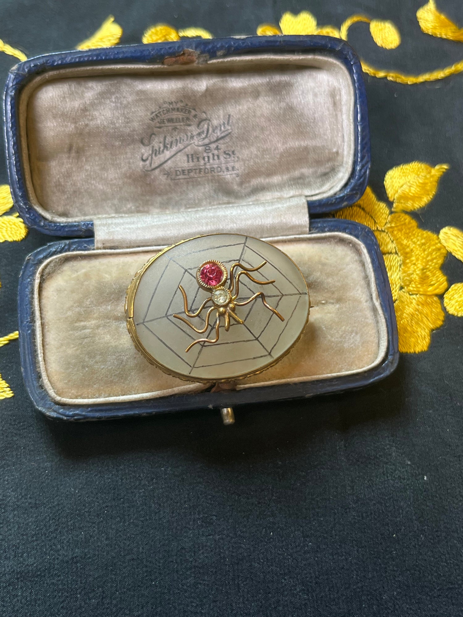 c. 1910s-20s Spider Brooch