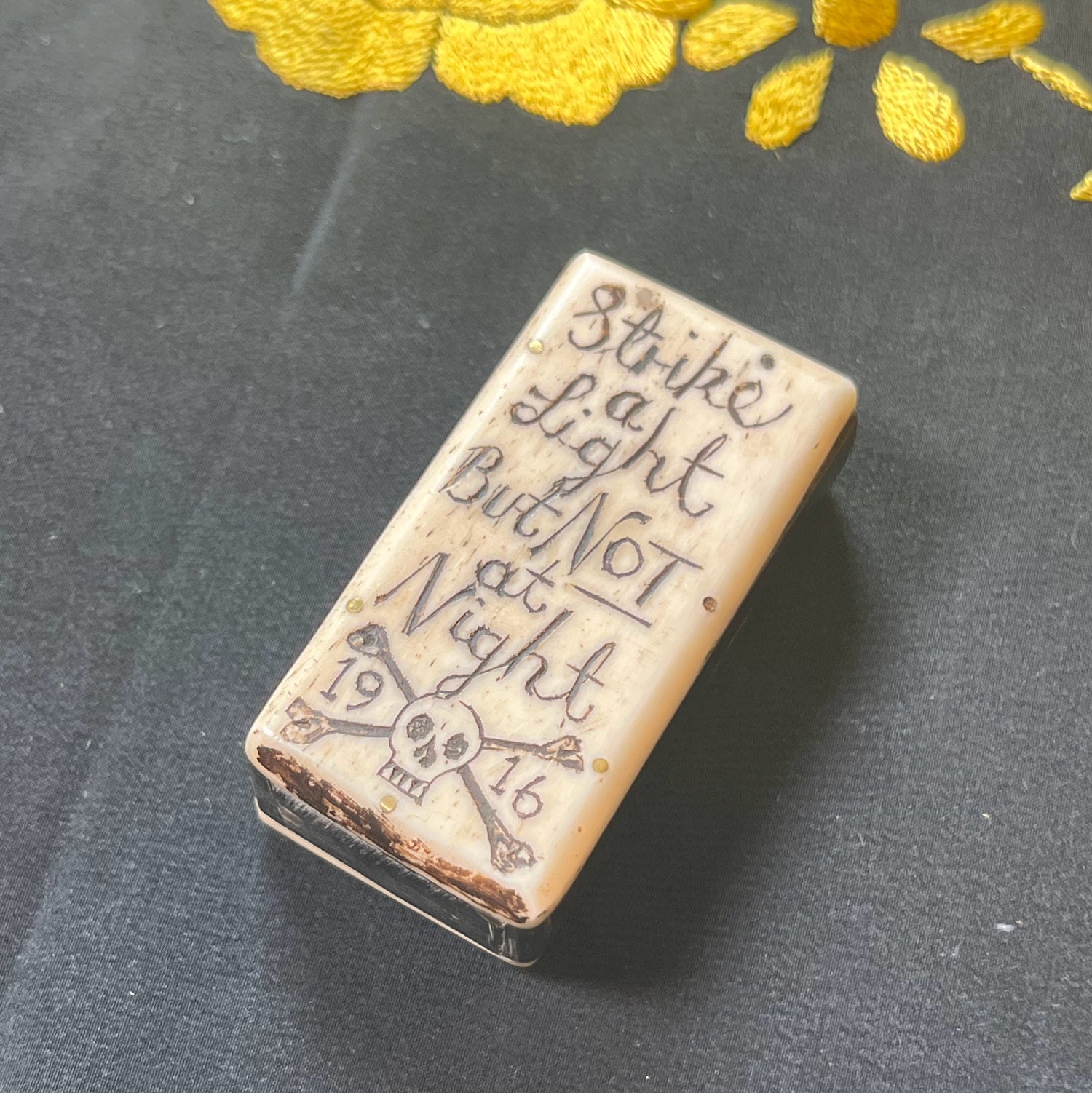 WWI Trench Art Match Safe
