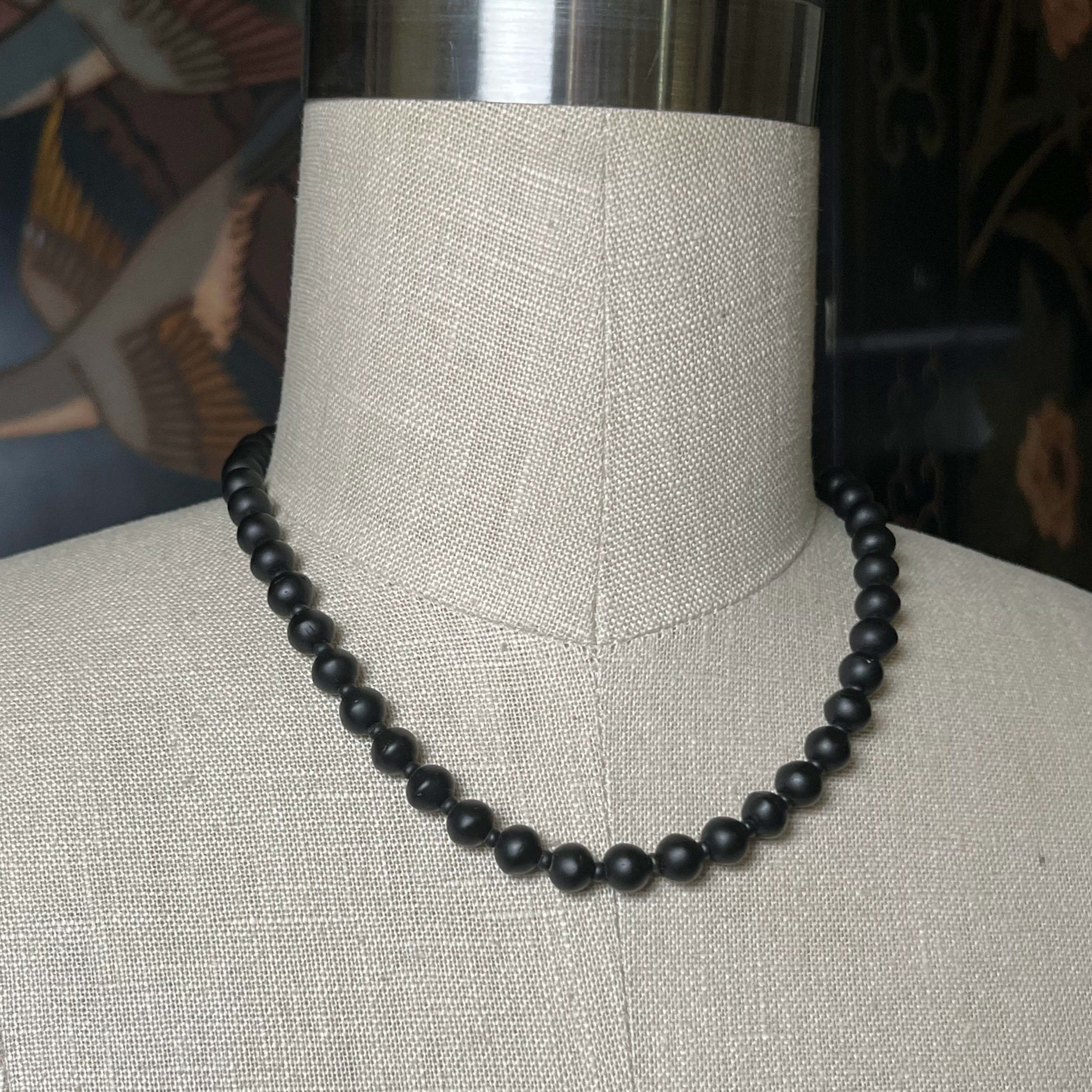 c. Turn of the Century French Jet Necklace