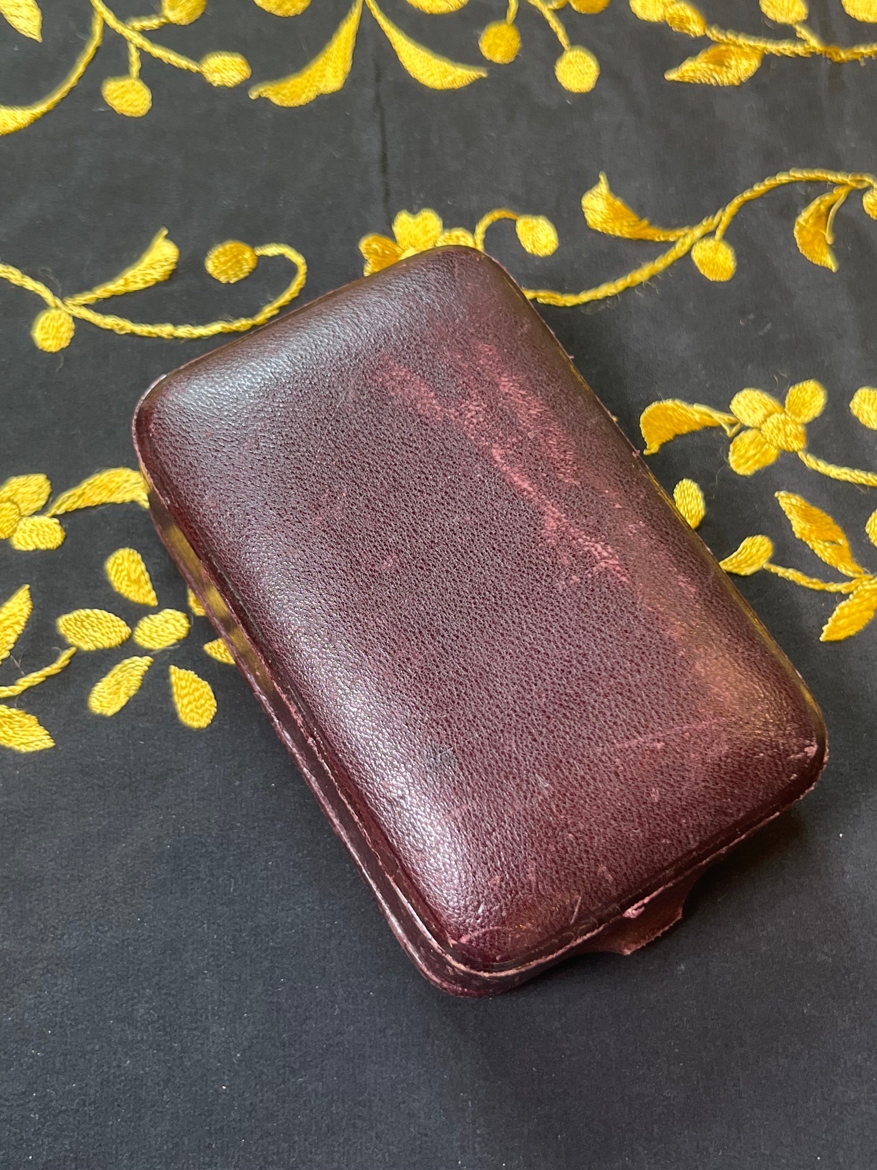 Victorian Boxed Agate Cross Pendant