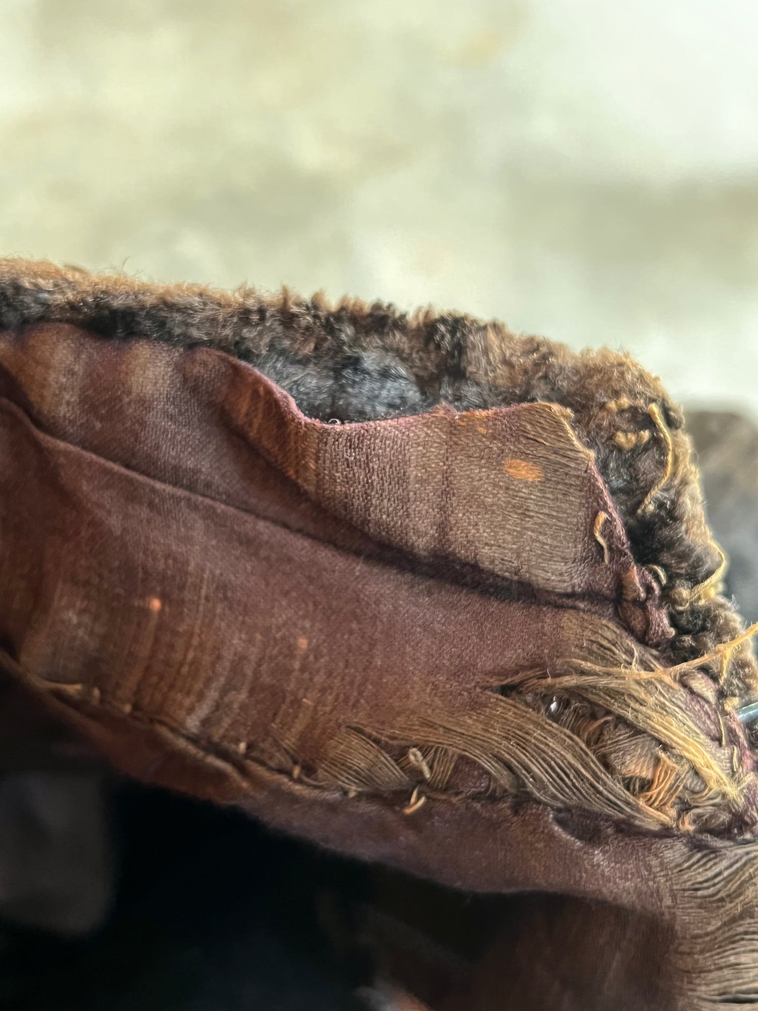 c. 1890s Faux Seal Plush Jacket