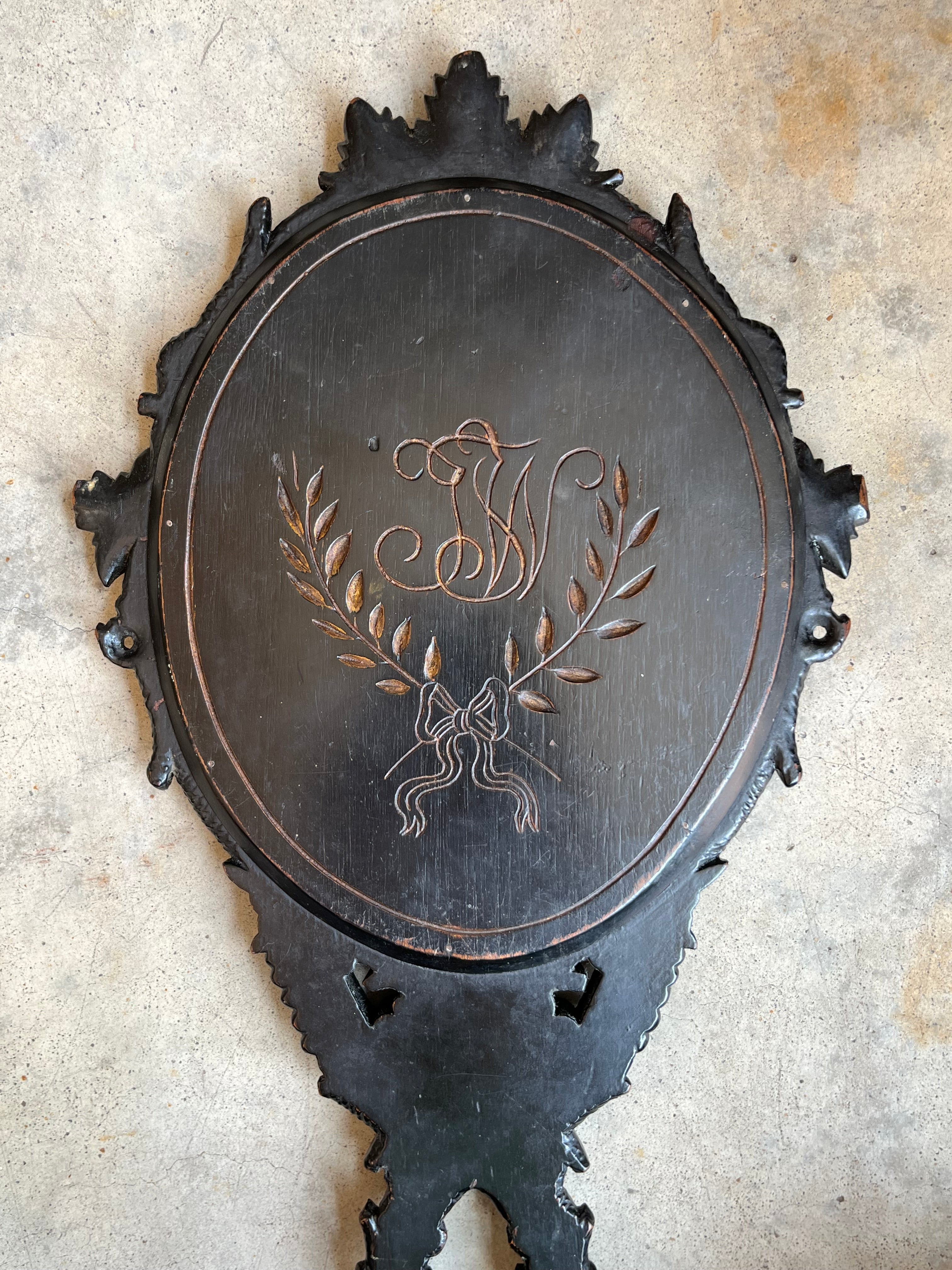 c. Early 20th Century Whimsical Hand Mirror