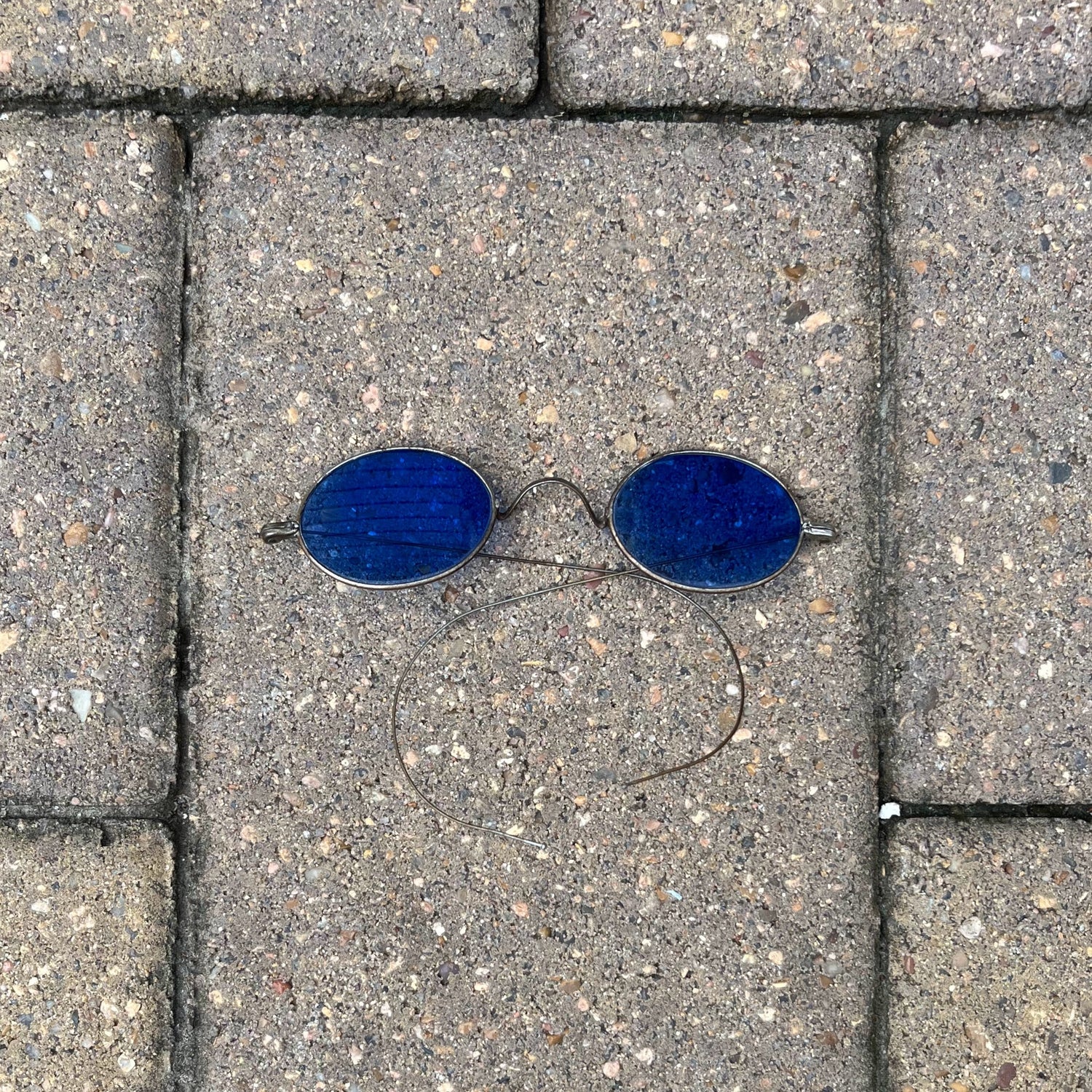 c. 1890s-1900s Blue Tinted Sunglasses