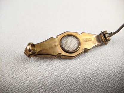 Victorian 9k Gold Hair Brooch