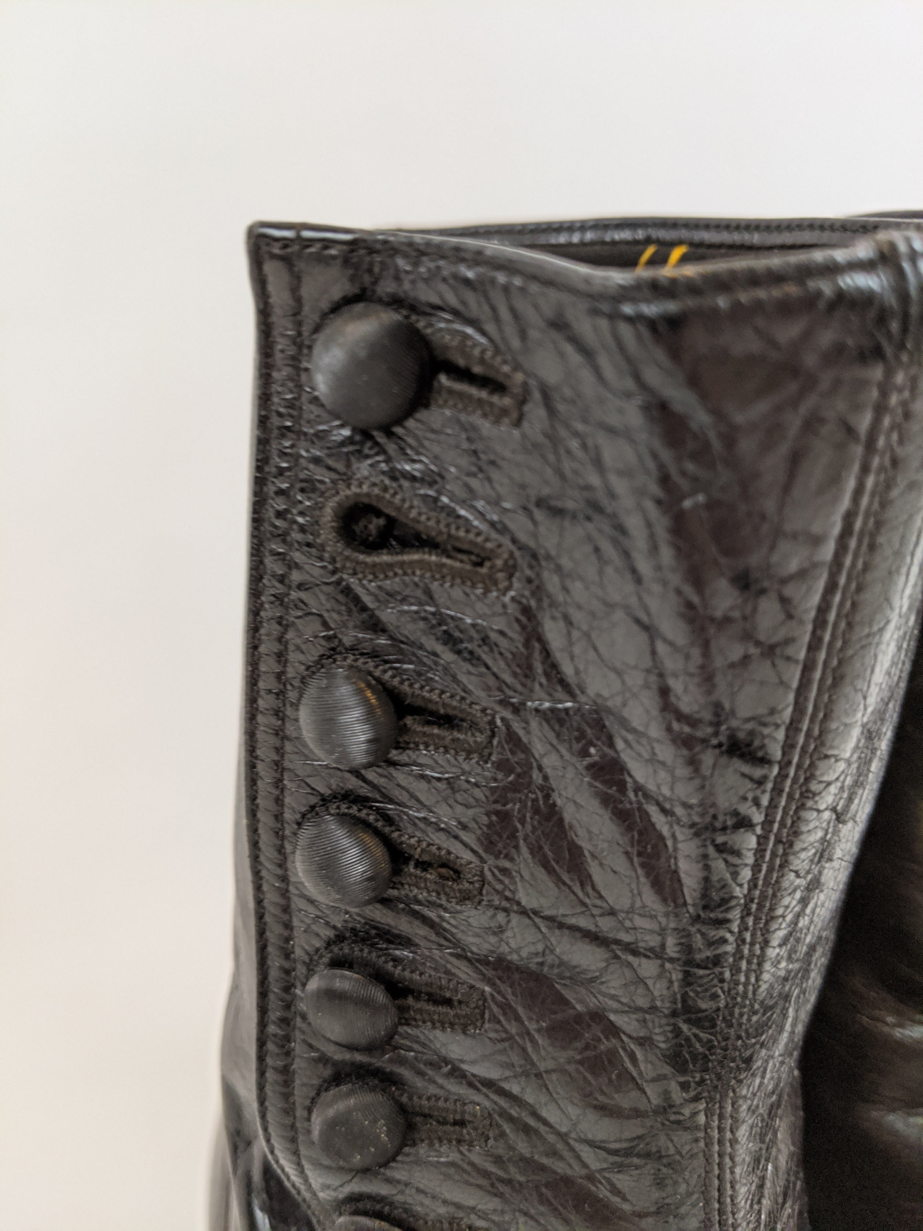 RESERVED — 1910s Black Side Button Boots | Approx Sz 8.5-9