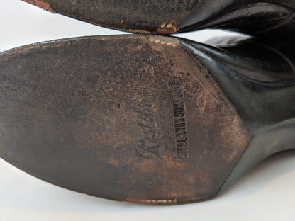 RESERVED — 1910s Black Side Button Boots | Approx Sz 8.5-9
