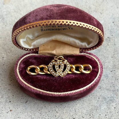 Late 19th c. 14k Gold Lover&