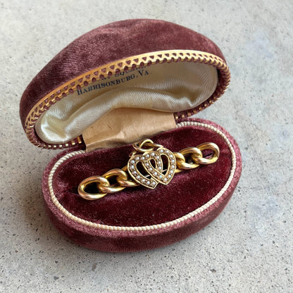 Late 19th c. 14k Gold Lover&