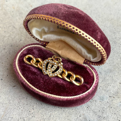 Late 19th c. 14k Gold Lover&
