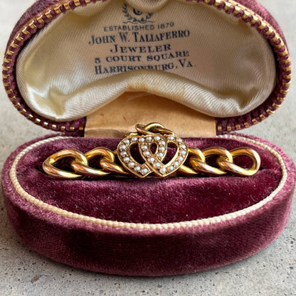 Late 19th c. 14k Gold Lover&