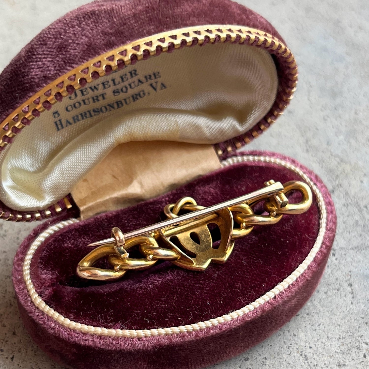 Late 19th c. 14k Gold Lover&