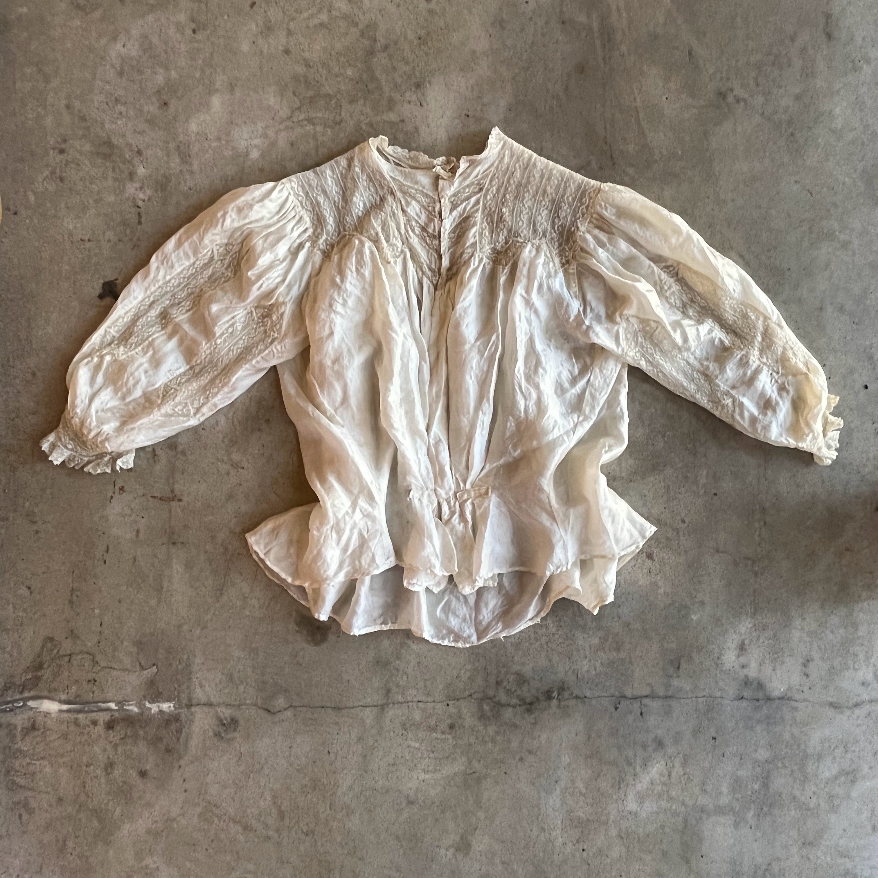 c. 1900s Silk Shirtwaist