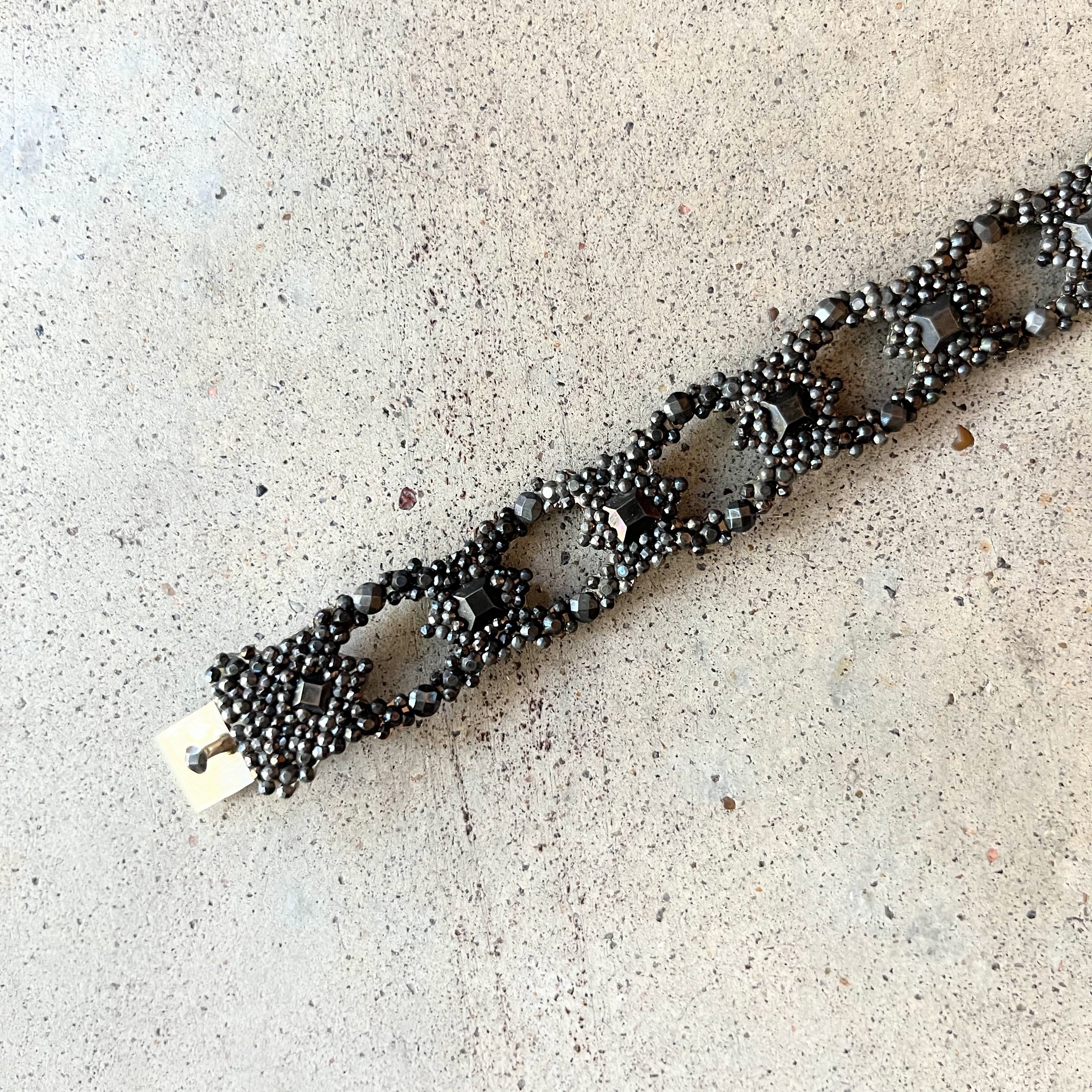 19th c. Cut Steel Bracelet