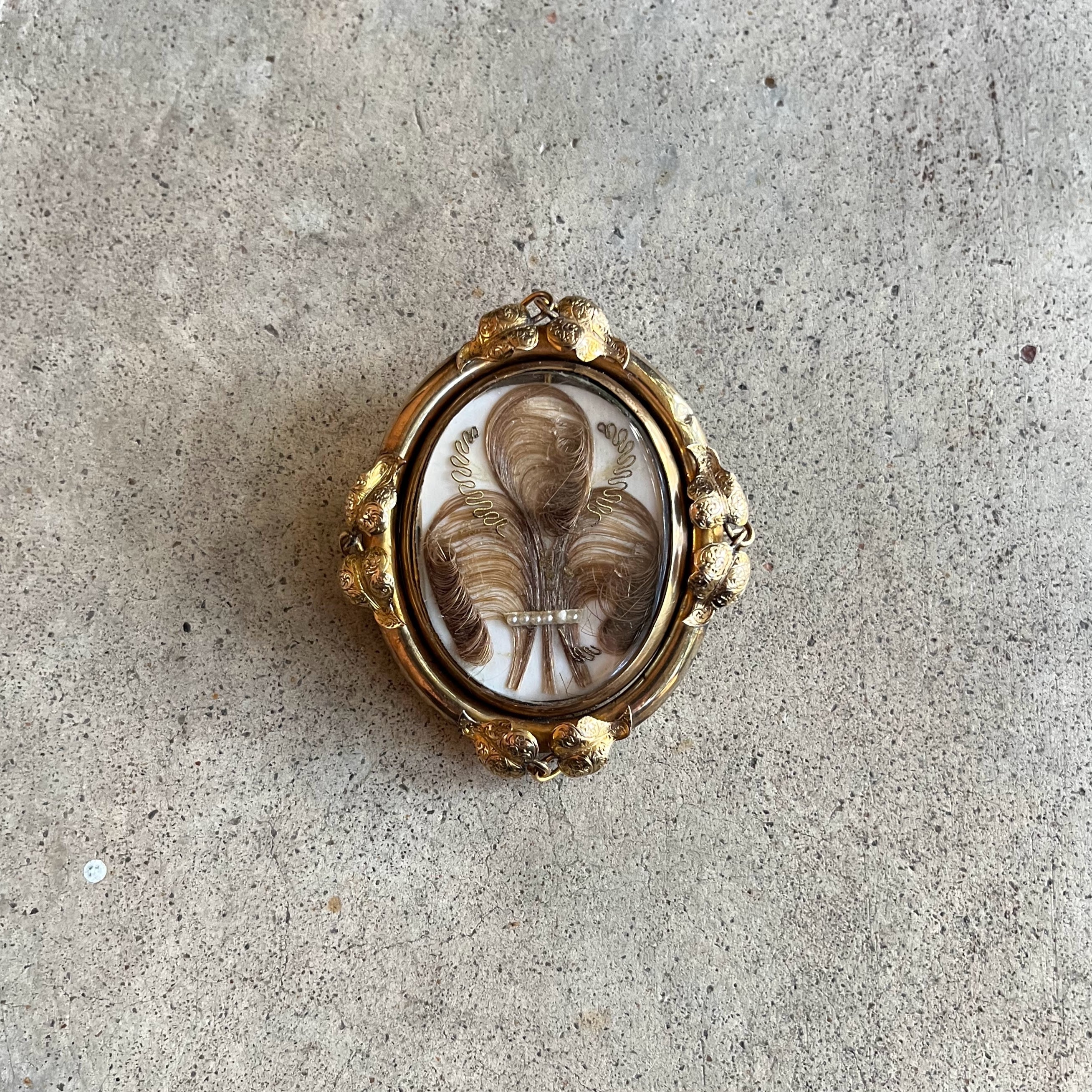 c. 1870s-1880s Prince of Wales Swivel Brooch + Pendant