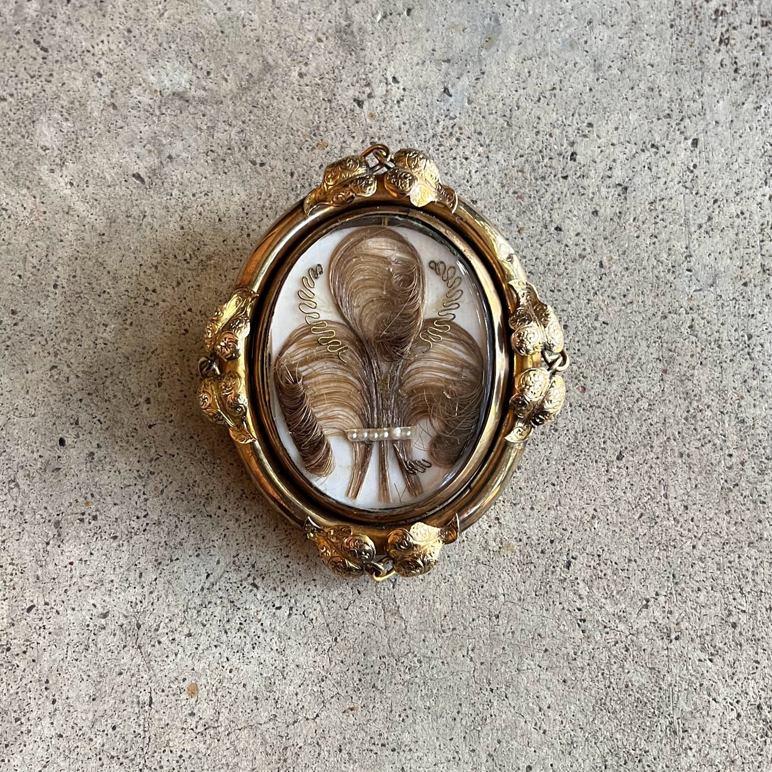 c. 1870s-1880s Prince of Wales Swivel Brooch + Pendant