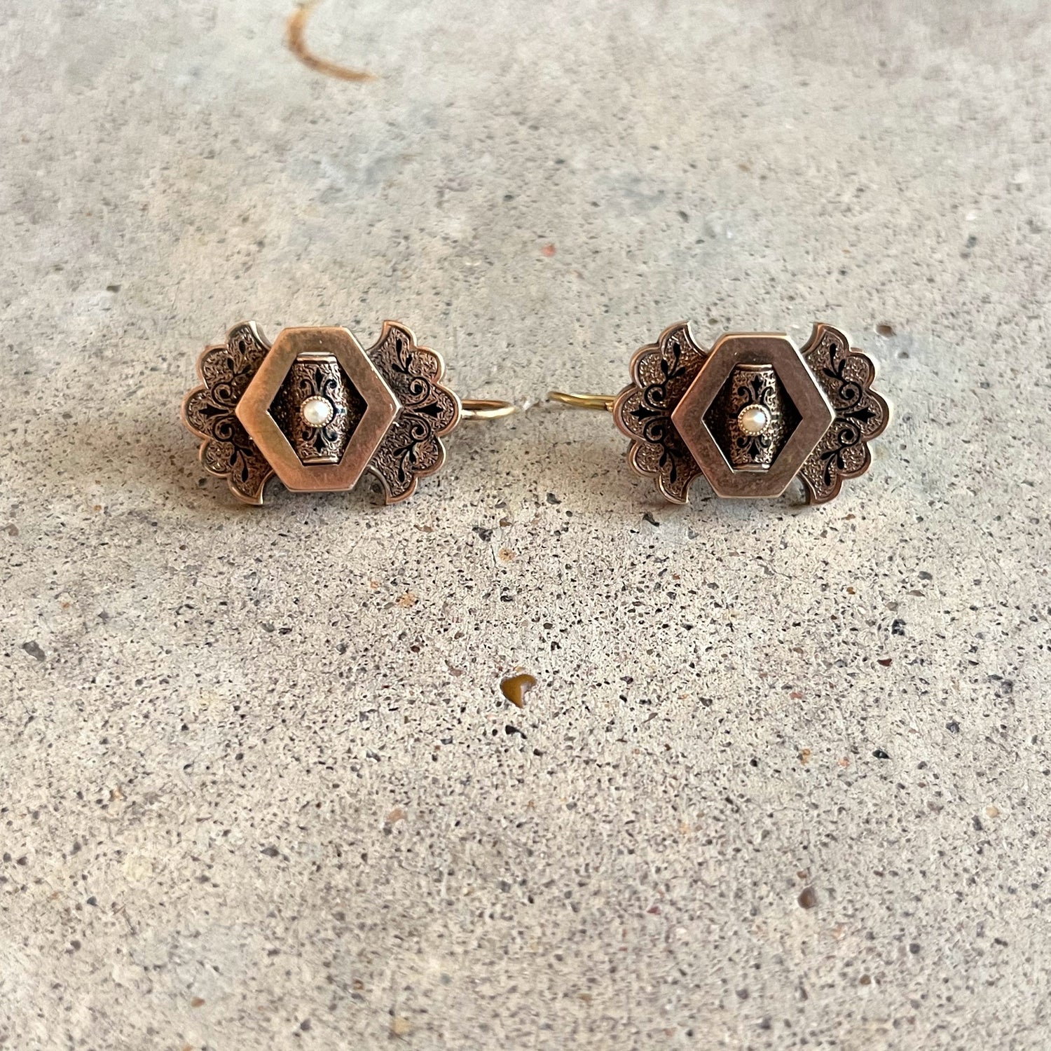 c. 1870s-1880s 14k Gold Taille d&