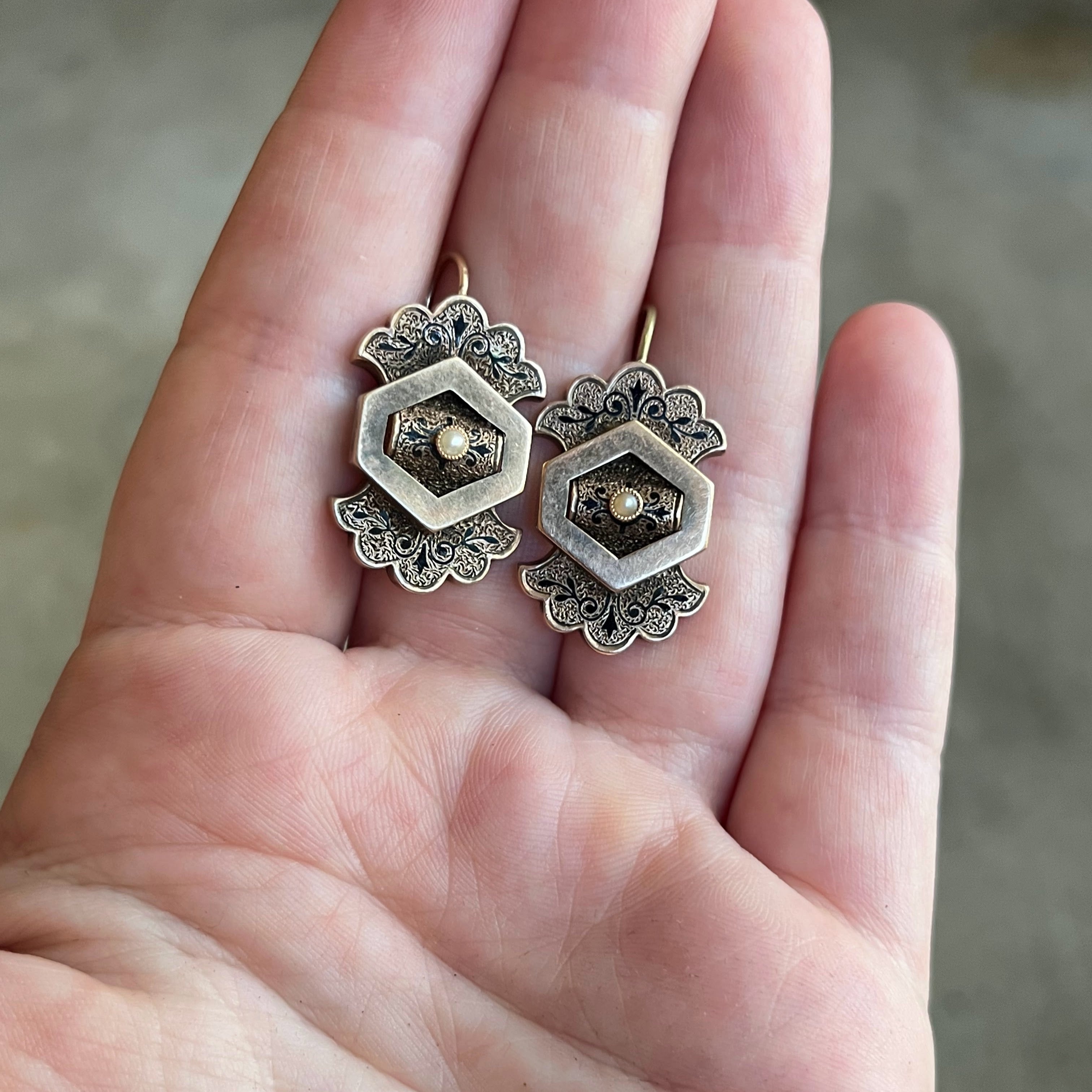 c. 1870s-1880s 14k Gold Taille d&