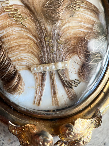 c. 1870s-1880s Prince of Wales Swivel Brooch + Pendant