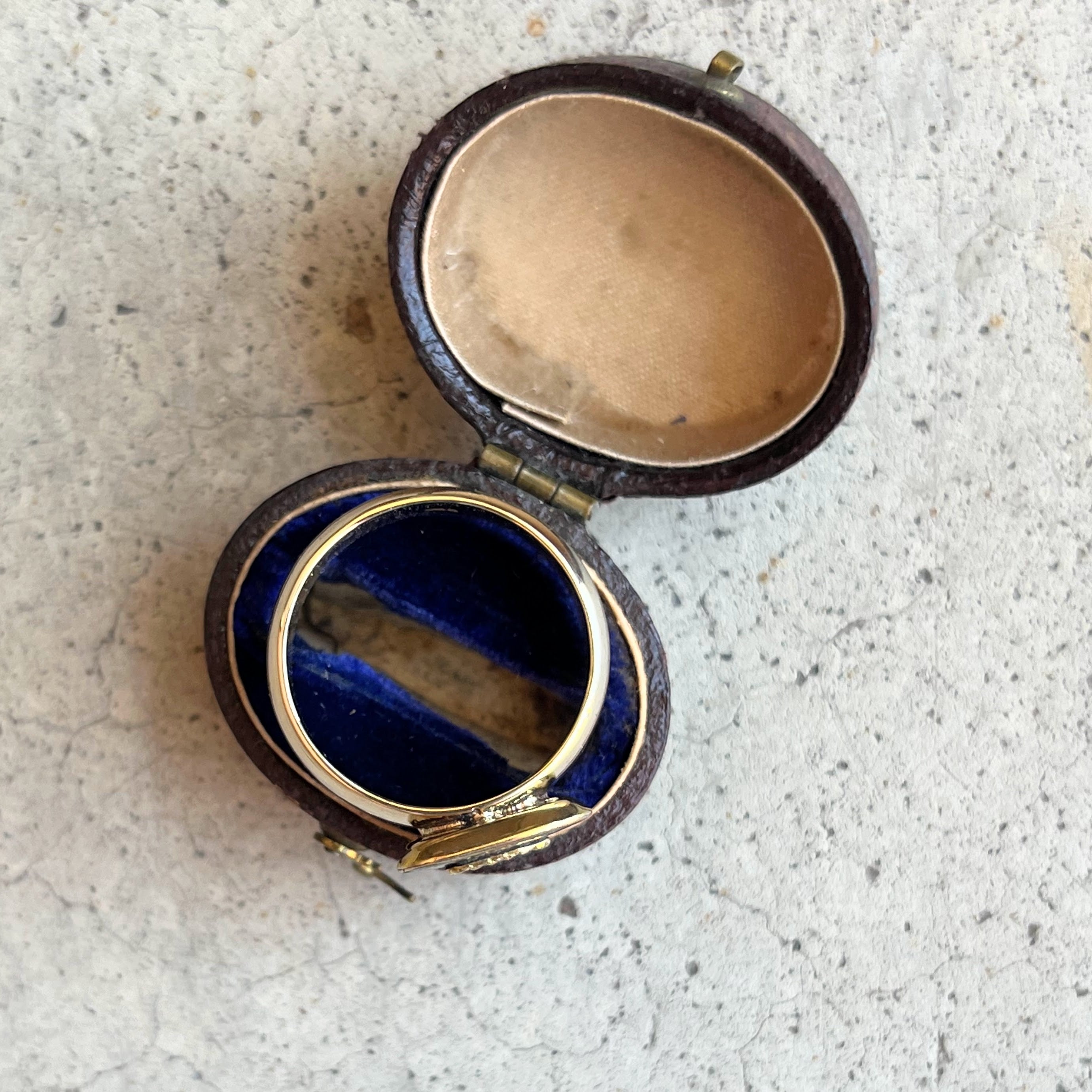 19th c. 14k Gold "In Memory Of" Conversion Ring